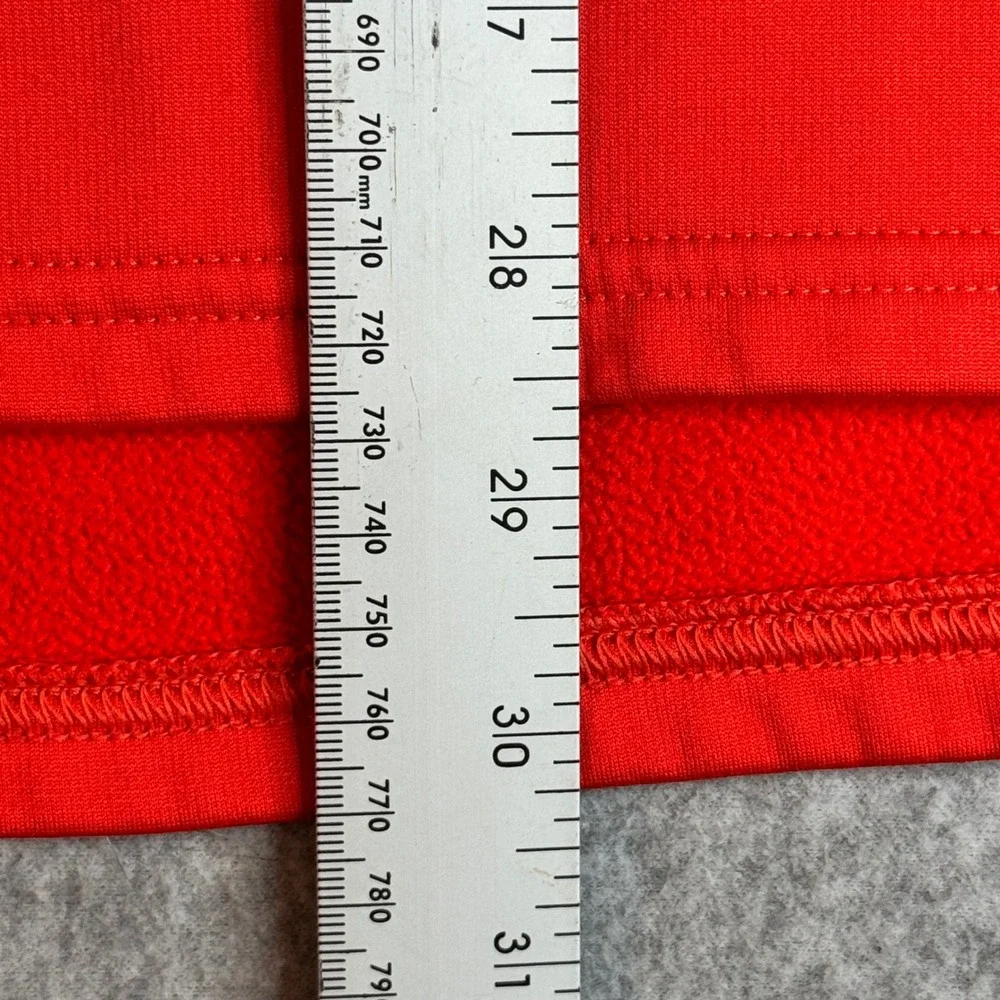 Under Armour Mens XXL ColdGear Quarter Zip Pullover Orange Fleece Jacket 7PJGC5K